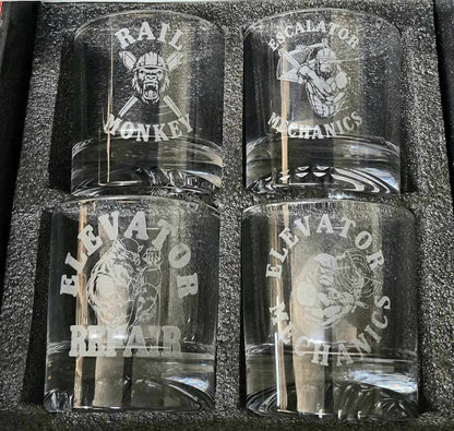 Elevator Trade Whiskey Glass Set