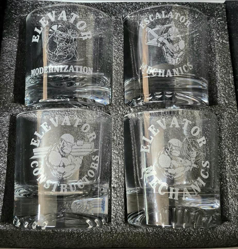 Elevator Trade Whiskey Glass Set
